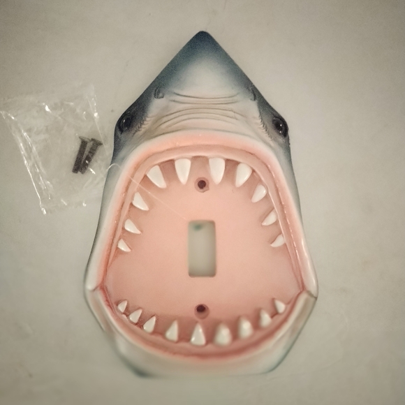 Other - Great White Shark Jaws Wall Light Switch Plate Cover